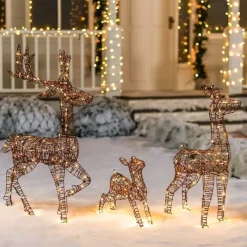 Joiedomi 3Pcs Rattan Christmas Reindeer Buck, Doe, And Fawn Yard Lights 11 Joiedomi 3Pcs Rattan Christmas Reindeer Buck, Doe, And Fawn Yard Lights -Christmas Ornaments Sales Store 3Pcs Rattan Christmas Reindeer Buck Doe and Fawn Yard Lights 4 600x600 1