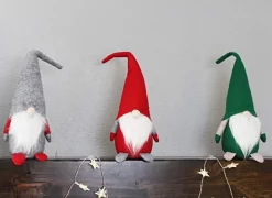 Joyin 3pcs Red Green Grey Swedish Christmas Santa Gnome -Christmas Ornaments Sales Store 3Pcs Red Green Gray Gnome with Bendable Hat 2 600x437 1