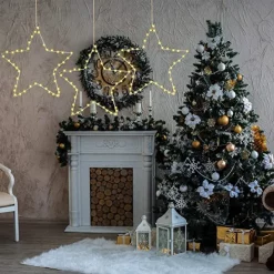 Joiedomi 3pcs Star Fairy Lights Warm White 12in -Christmas Ornaments Sales Store 3Pcs Star Fairy Lights Warm White 5 600x600 1
