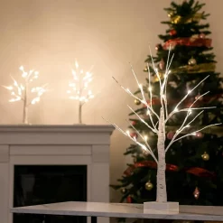 Joiedomi 3Pcs White Birch Tree With 24 LED Lights 2ft 12 Joiedomi 3Pcs White Birch Tree With 24 LED Lights 2ft -Christmas Ornaments Sales Store 3Pcs White Birch Tree with 24 LED Lights 2ft 2 2 600x600 1