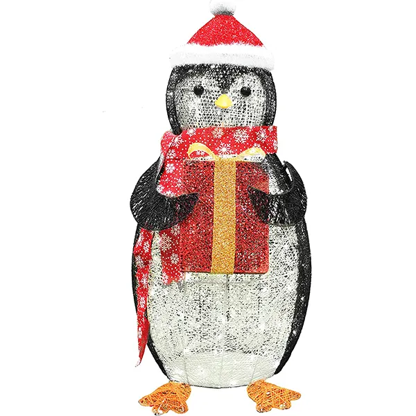 Joiedomi Light Up Penguin Christmas Decoration 3ft 6 Joiedomi Light Up Penguin Christmas Decoration 3ft - Image 4