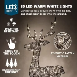Joiedomi 3ft 80 LED Christmas Rattan Reindeer Buck -Christmas Ornaments Sales Store 3ft LED Yard Lights Rattan Buck 3 result 600x600 1