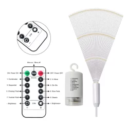 Joiedomi 4pcs 120-Count LED Warm White Icicle Lights -Christmas Ornaments Sales Store 4 Pack 120 LED Hanging Fairy Lights Warm White 5 result 600x600 1