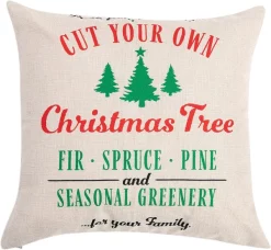 Joyin 4Pcs Christmas Classic Pillow Cover -Christmas Ornaments Sales Store 4 Pcs Christmas Classic Pillow Cover 5 result 600x555 1