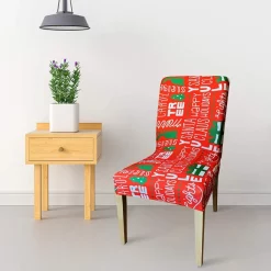 Joyin 4pcs Christmas Chair Covers 13 Joyin 4pcs Christmas Chair Covers -Christmas Ornaments Sales Store 4 Piece Christmas Stretch Chair Covers 6 result 600x600 1