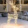 Joiedomi 480 LED Warm White Wire Frame Reindeer 4.5ft 1 Joiedomi 480 LED Warm White Wire Frame Reindeer 4.5ft -Christmas Ornaments Sales Store 4.5ft 5mm LED Yard Lights Wire Frame Buck 1 result 600x600 1