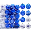 Joiedomi 40pcs Blue And White Christmas Ball Ornaments -Christmas Ornaments Sales Store 40Pcs Christmas Ball Ornaments with Glitter Print 1 result 600x600 1
