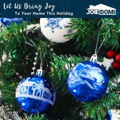 Joiedomi 40pcs Blue And White Christmas Ball Ornaments -Christmas Ornaments Sales Store 40pcs Blue and White Christmas Ball Ornaments 2 600x600 1