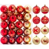 Joiedomi 40pcs Red And Gold Christmas Ball Ornaments -Christmas Ornaments Sales Store 40pcs Red and Gold Christmas Ball Ornaments