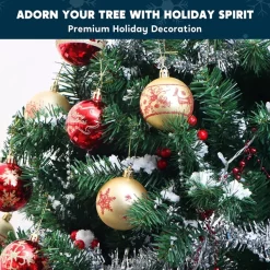 Joiedomi 40pcs Red And Gold Christmas Ball Ornaments -Christmas Ornaments Sales Store 40pcs Red and Gold Christmas Ball Ornaments 6 600x600 1