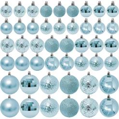 Joiedomi 46 Pcs Assorted Size Baby Blue Christmas Ball Ornaments 8 Joiedomi 46 Pcs Assorted Size Baby Blue Christmas Ball Ornaments -Christmas Ornaments Sales Store 46 Pcs Assorted Size Baby Blue Christmas Ball Ornaments 2