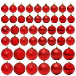 Joiedomi 46 Pcs Assorted Size Red Christmas Balls Ornaments -Christmas Ornaments Sales Store 46Pcs Assorted Size Red Christmas Ball Ornaments 4 result 600x600 1