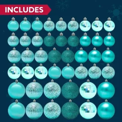 Joiedomi 46pcs Assorted Size Teal Christmas Ball Ornaments 13 Joiedomi 46pcs Assorted Size Teal Christmas Ball Ornaments -Christmas Ornaments Sales Store 46pcs Assorted Size Teal Christmas Ball Ornaments 2 600x600 1