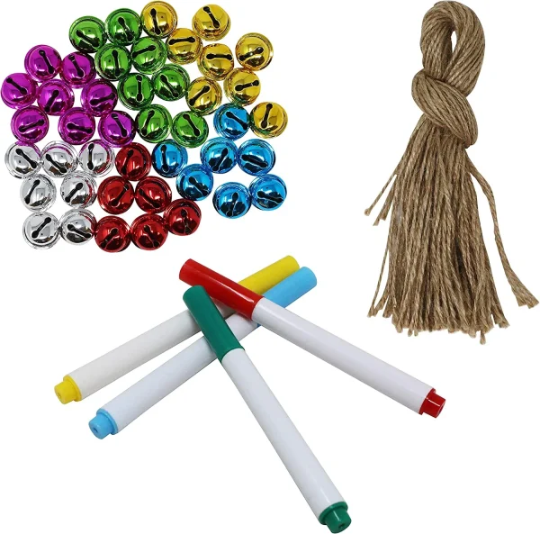 Joyin 48pcs Wooden Christmas Ornaments Craft Kit 5 Joyin 48pcs Wooden Christmas Ornaments Craft Kit - Image 3