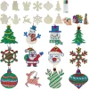 Joyin 48pcs Wooden Christmas Ornaments Craft Kit -Christmas Ornaments Sales Store 48Pcs Wooden Christmas Ornaments DIY Craft Kit 2 600x600 1