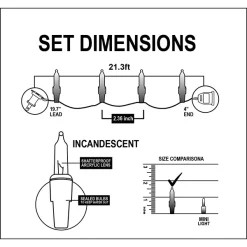 Joiedomi 4x100 LED Multicolor Christmas Green Wire String Lights 21.3ft -Christmas Ornaments Sales Store 4Pcs 100 LED Christmas Multicolor Green Wire String Lights 21 1