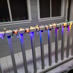 Joiedomi 4x100 LED Multicolor Christmas Green Wire String Lights 21.3ft