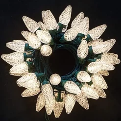 Joiedomi 4x25 LED C9 Warm White Led String Lights Fairy 49.54ft -Christmas Ornaments Sales Store 4Pcs 25 LED Christmas String Lights 16 2 600x600 1