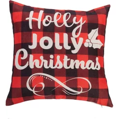 Joyin 4Pcs Christmas Farmhouse Buffalo Plaid Pillow Covers -Christmas Ornaments Sales Store 4Pcs Christmas Farmhouse Buffalo Plaid Pillow Covers 3