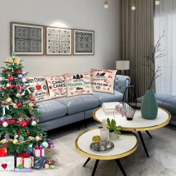Joiedomi 4Pcs Christmas Pillow Covers -Christmas Ornaments Sales Store 4Pcs Christmas Pillow Covers 1 600x600 1
