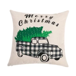 Joyin 4pcs Black & White Plaid Pillow Cover Christmas -Christmas Ornaments Sales Store 4Pcs Christmas Plaid Pillow Cover 6 result 600x600 1