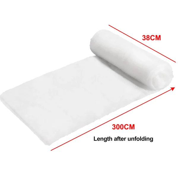 Joyin 4pcs Thick White Soft Christmas Snow Blanket 8 Joyin 4pcs Thick White Soft Christmas Snow Blanket - Image 6