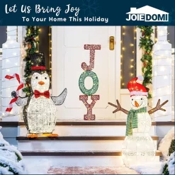 Joiedomi 4ft 30 LED Yard Lights - Stacked Joy Letters -Christmas Ornaments Sales Store 4ft 30 LED Yard Lights Stacked Joy Letters 3 600x600 1