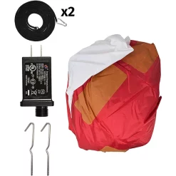 Joiedomi 4ft Inflatable Rooftop Santa Claus Carry Gift Bag -Christmas Ornaments Sales Store 4ft Inflatable Rooftop Santa Claus Carry Gift Bag 3