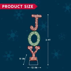 Joiedomi 4ft 30 LED Yard Lights - Stacked Joy Letters -Christmas Ornaments Sales Store 4ft LED Yard Lights Stacked Joy Letters 5 result 600x600 1