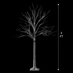 Joiedomi 64 LED White Birch Tree Decoration With Lights 4ft -Christmas Ornaments Sales Store 4ft White Birch Tree Decoration with 64 LED Lights 6 result 600x600 1
