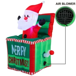 Joiedomi 4ft Inflatable LED Santa In The Box -Christmas Ornaments Sales Store 4ftTall Inflatable Santa in The Box 4 result scaled 600x600 1
