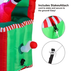 Joiedomi 4ft Inflatable LED Santa In The Box -Christmas Ornaments Sales Store 4ftTall Inflatable Santa in The Box 5 result scaled 600x600 1