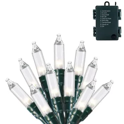 Joiedomi 50 LED Clear White Led Christmas Lights