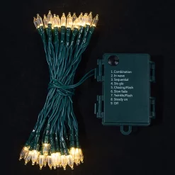 Joiedomi 50 LED Clear White Led Christmas Lights -Christmas Ornaments Sales Store 50 Clear LED Green Wire String Lights 3 result 1 600x600 1