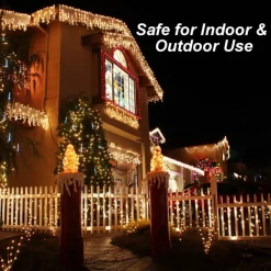 Joiedomi 50 LED Clear White Led Christmas Lights -Christmas Ornaments Sales Store 50 Clear LED Green Wire String Lights 6 result 600x600 1