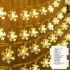 Joiedomi 50 LED Warm White Snowflake String Fairy Lights 17.06ft -Christmas Ornaments Sales Store 50 LED Snowflake String Fairy Lights 1 result 600x600 1