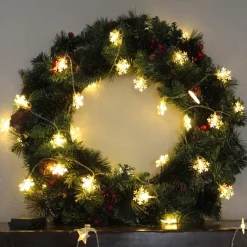 Joiedomi 50 LED Warm White Snowflake String Fairy Lights 17.06ft -Christmas Ornaments Sales Store 50 LED Snowflake String Fairy Lights 6 result 600x600 1