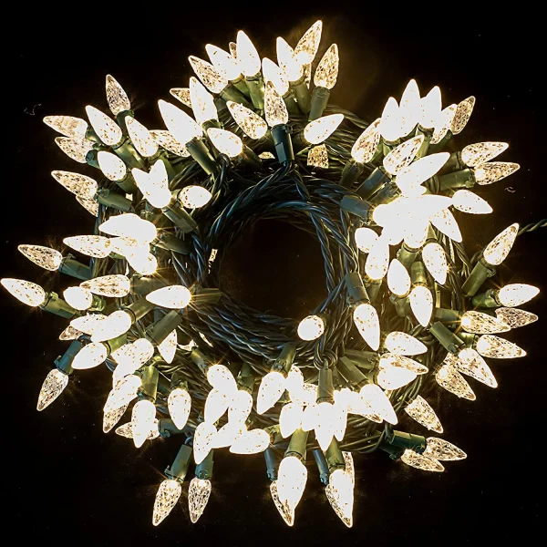 Joiedomi 150 LED C6 Warm White Christmas String Lights 50.52ft 3 Joiedomi 150 LED C6 Warm White Christmas String Lights 50.52ft