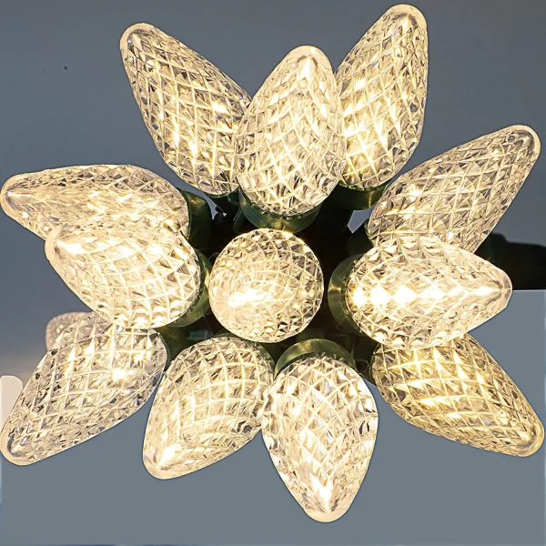 Joiedomi 150 LED C6 Warm White Christmas String Lights 50.52ft 4 Joiedomi 150 LED C6 Warm White Christmas String Lights 50.52ft - Image 2