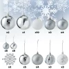 Joiedomi 50Pcs Christmas Ornaments Silver & White 2 Joiedomi 50Pcs Christmas Ornaments Silver & White -Christmas Ornaments Sales Store 50Pcs Christmas Ornaments Silver White 1 result 600x600 1