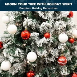 Joiedomi 50pcs Red And White Shatterproof Christmas Ornaments 10 Joiedomi 50pcs Red And White Shatterproof Christmas Ornaments -Christmas Ornaments Sales Store 50pcs Red and White Shatterproof Christmas Ornaments 7 600x600 1