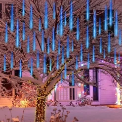 Joiedomi 3x 8 Tubes (12in) Meteor Shower Rain Lights, Blue -Christmas Ornaments Sales Store 540 LED Meteor Shower Rain Lightsblue 6 result 600x600 1