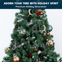 Joiedomi 56pcs Green And Gold Assorted Christmas Ornament Sets -Christmas Ornaments Sales Store 56pcs Green and Gold Assorted Christmas Ornament Sets 3 600x600 1