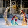 Joiedomi 5ft 140 LED Tinsel Nativity Scene Warm White Yard Light 2 Joiedomi 5ft 140 LED Tinsel Nativity Scene Warm White Yard Light -Christmas Ornaments Sales Store 5ft 140 LED Tinsel Nativity Scene Warm White Yard Light 600x400 1