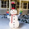Joiedomi Collapsible LED Light Up Snowman Decoration 5ft -Christmas Ornaments Sales Store 5ft 160 LED Collapsible Snowman Yard Light 5 600x600 1