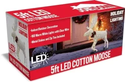 Joiedomi Christmas Cotton Moose LED Yard Light 5ft -Christmas Ornaments Sales Store 5ft Cotton Moose LED Yard Light 5 1 600x396 1