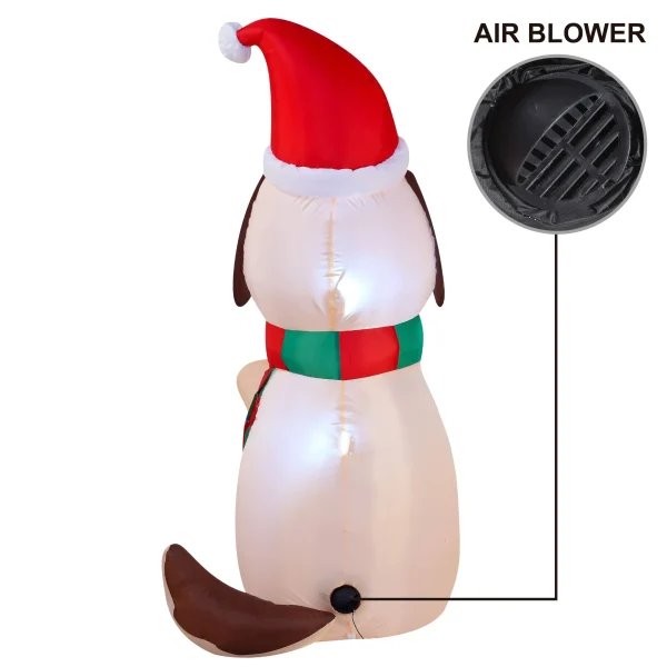 Joiedomi 5ft Tall LED Puppy Inflatable With Gifts Decoration 6 Joiedomi 5ft Tall LED Puppy Inflatable With Gifts Decoration - Image 4