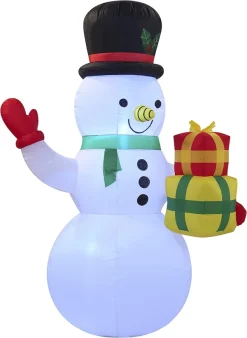 Joiedomi 5ft LED Inflatable Snowman Christmas Decoration -Christmas Ornaments Sales Store 5ft LED Inflatable Snowman Christmas Decoration 2 result 600x820 1