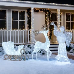 Joiedomi Christmas Cotton Angel LED Hard Light 5ft 12 Joiedomi Christmas Cotton Angel LED Hard Light 5ft -Christmas Ornaments Sales Store 5ft LED Yard Light Cotton Angel Horn 6 600x600 1