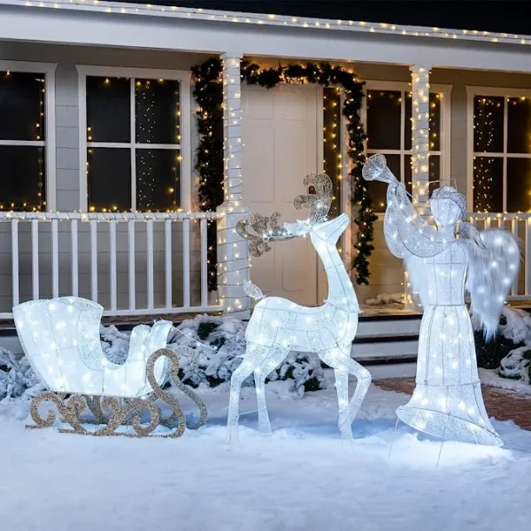 Joiedomi Christmas Cotton Angel LED Hard Light 5ft 7 Joiedomi Christmas Cotton Angel LED Hard Light 5ft - Image 5